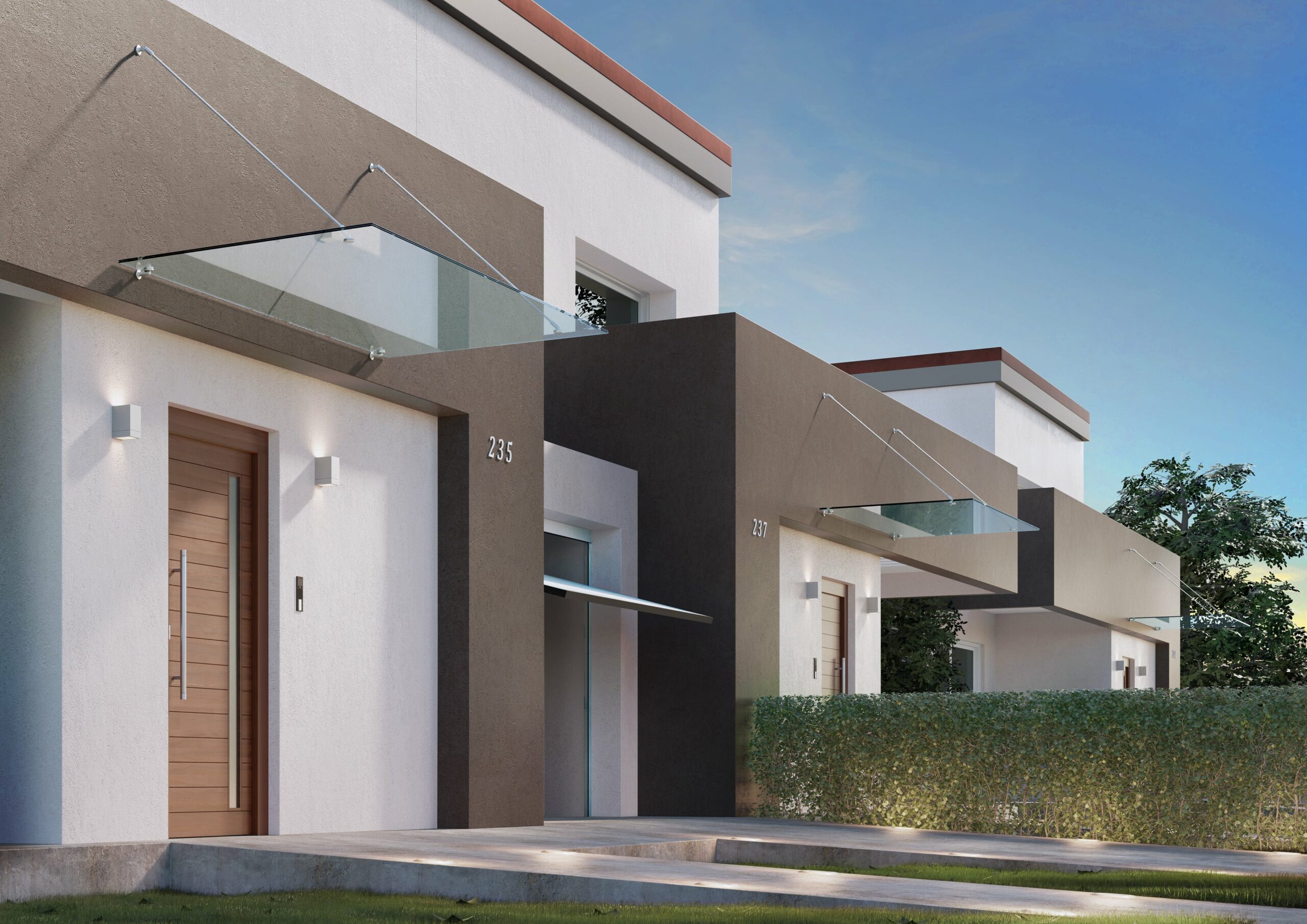 Render Esterno Complesso Residenziale